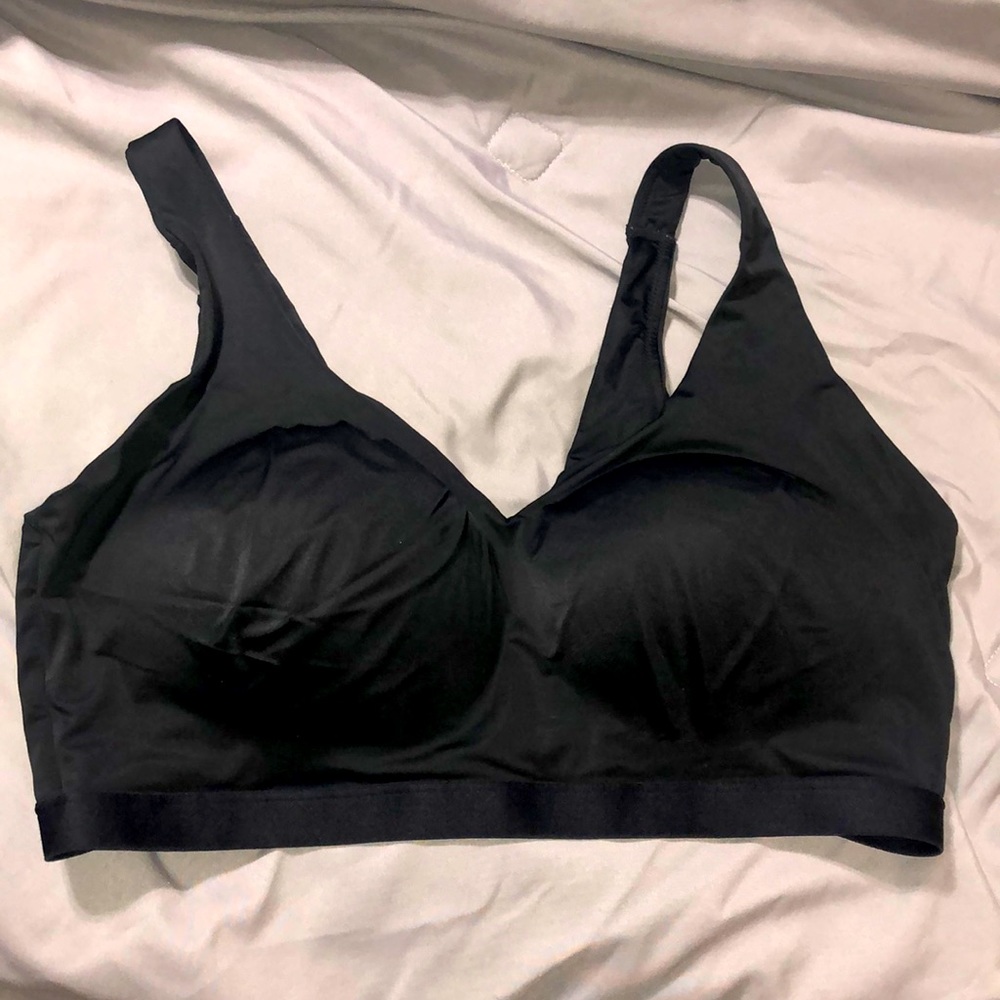 Warners black bra like new 2XL wire free